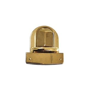 Nhà máy giá tùy chỉnh thời trang tự động điều chỉnh hợp kim kẽm xoắn kim loại clasp khóa cho phụ kiện túi - Product Image 2