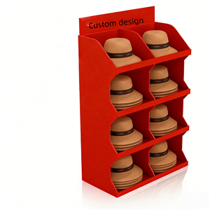 Rak Display Topi dari Kardus Berbentuk Tong Baseball untuk Promosi Kustom, Populer, dan Berdiri di Dinding - Product Image 3