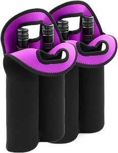BSBH Barato Personalizado Portador de Vino Bolsa de Mano 6 Pack Cerveza Dos Botellas de Neopreno Aislado Lata Botella para Viajes Mantener Bebidas Frías Titular - Product Image 3