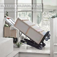 Machine de transport électrique personnalisable et pliable à quatre roues pour le transport de marchandises et le déplacement domestique, outil OEM pour les escaliers