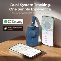Nuevo MiLi MiTag Duo, Rastreador GPS para Equipaje, Resistente al Agua IP65, Multimodo, Compatible con AirTag y Google Find Hub, Antipérdida para Mochilas