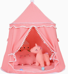Tienda India de Gran espacio para niños, juego interior portátil, casa de gateo Unisex, <span class=keywords><strong>Castillo</strong></span> de piel de melocotón, <span class=keywords><strong>juguete</strong></span> suave de terciopelo - Product Image 1