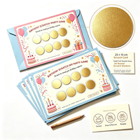 Kit de jeu de fête à gratter pour anniversaire, cartes de jeu surprise personnalisables, ensemble cadeau d'activités d'anniversaire pour les réunions de famille et d'amis