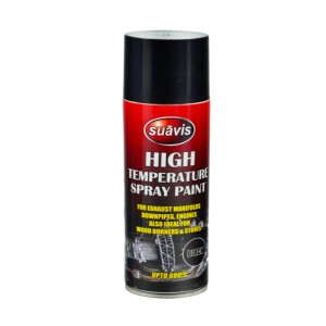 SUAVIS 400ml 1112 ° Vernice Spray Nera e Argento ad Alta Temperatura Ideale <span class=keywords><strong>per</strong></span> <span class=keywords><strong>Stufe</strong></span> a Legna, Caminetti e Scarichi Auto - Product Image 2