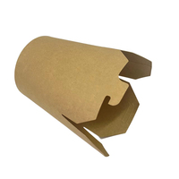 Boîte à lunch en papier écologique recyclable de qualité alimentaire avec logo personnalisé, contenants pour frites, barbecue, café, nouilles de 8 oz, 16 oz, 20 oz