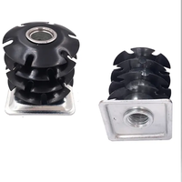 Bouchon de tuyau à filetage 1/2 "-13, écrou d'insertion de tuyau avec tête 40X40