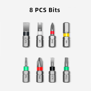 Juego de herramientas de destornillador de brocas magnéticas multiusos recargables GLEDE, reparación de computadora DIY y personalización OEM compatible - Product Image 2