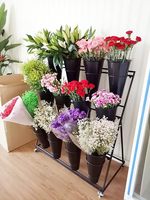 Le support de fleurs peut être personnalisé pour le magasin de fleurs