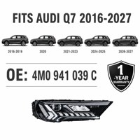 OEM 4M0941039C 4M0941040C Ensemble de phares avant LED Xénon 12V pour Audi Q7 4M 2018 2019 2020 2021 2022 2023