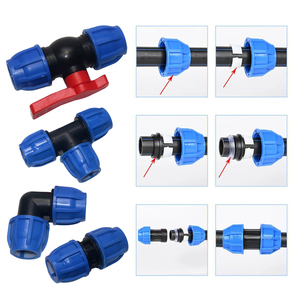 Accesorios de conexión rápida de alta presión D3035 PP Accesorios de compresión Irrigación HDPE Accesorio - Product Image 6