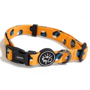 Pet99 2025 kalung anjing mewah kustom pola Solid elegan Modern lembut nilon tahan air Logo personal gaya kartun - Product Image 5