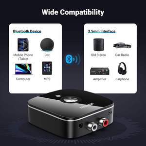 Adaptador <span class=keywords><strong>Bluetooth</strong></span> AUX <span class=keywords><strong>UGREEN</strong></span> con Batería Integrada, Compatible con Emparejamiento Dual, Receptor <span class=keywords><strong>Bluetooth</strong></span> 5.3 para Equipos Estéreo Antiguos, Canal Dual de 3.5mm/RCA - Product Image 6