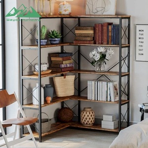 Étagère d'angle en fer moderne Wayon en forme de <span class=keywords><strong>L</strong></span>, réglable, multifonctionnelle, pour le salon, <span class=keywords><strong>l</strong></span>'école et le rangement de la salle à manger - Product Image 3