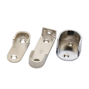 Shengyuan Wardrobe Hanging Rod Flange Seat 16mm Zinc Alloy Wall Mount For Clothes Drying Rod - Product Image 4