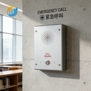 Système d'interphone vidéo-audio SIP professionnel VOIP <span class=keywords><strong>IPBX</strong></span> Téléphone d'urgence SOS pour les prisons et les services publics - Product Image 3