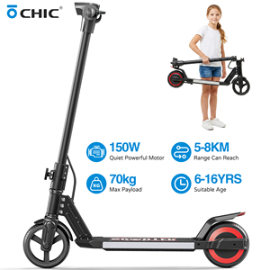 Trottinette électrique pour enfants, directement de l'usine, OEM ODM, pliable, étanche, 150W, 16 km/h, <span class=keywords><strong>2</strong></span> roues, Ecooter - Product Image 1