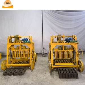 Máquina de bloques de hormigón huecos con ruedas grandes, diésel, para la fabricación de ladrillos - Product Image 6