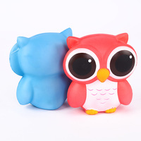 Jouet Hibou aux Grands Yeux Populaire en PU, Anti-stress à Rebond Lent, Développement des Compétences de Préhension pour Adolescents, Dessin Animé Réaliste