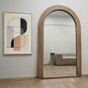 Specchio a figura intera di grandi dimensioni in stile francese con cornice in MDF - Product Image 2