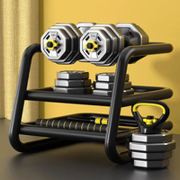Discos de Pesas de PVC de 8 Lados con Revestimiento de Cemento para Entrenamiento de Fuerza con Mancuernas, Kettlebells y Barras