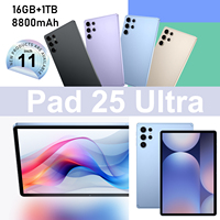 Tablette PC Pad 25 Ultra 11 pouces Octa Core 1,2 GHz IPS Capacitive Android 14.0 USB Type-C MTK 5G Professionnelle pour entreprise 16 Go