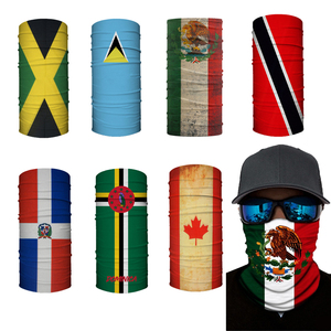 Drapeau nord-américain sans couture magique foulard écharpe <span class=keywords><strong>cache</strong></span>-<span class=keywords><strong>cou</strong></span> protection solaire pour hommes et femmes cyclisme masque facial - Product Image 1