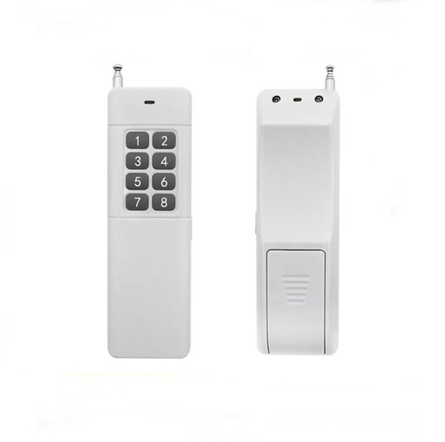Wireless RF Long Distance Control Water Pump Remote Control 12 Channel 433MHz Industrial Control Switches Manufacturer