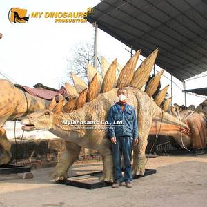 MYDINO CAD0084 Dinosaure artificiel grandeur nature Stegosaurus pour simulation de parc forestier à vendre - Product Image 4