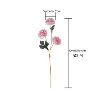 INS usine vent Macaron 3 Lu Lian Simulation fleur mur décor à la maison mariage tenant fausse fleur en tissu - Product Image 2
