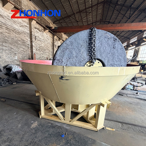 Mejor <span class=keywords><strong>Precio</strong></span> 1000 1100 Equipo Pequeño para Minería de Oro Molino de Ruedas Máquina de Molienda de Doble Rueda - Product Image 4