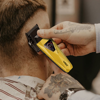 Tondeuse à cheveux professionnelle rechargeable VGR V-877 S2 DLC Blade 9000RPM, combo barbier, tondeuse à cheveux professionnelle pour salon