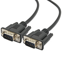 Cable Serial RS232 DB9 Macho a Hembra, Longitud Personalizada, 9 Pines, D-Sub, Blindado, Revestimiento de PVC con Cobre Estañado, IP65 Impermeable, para Computadora