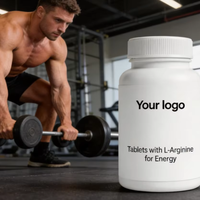 Comprimés de suppléments pour la vitalité masculine avec L-Arginine |   Énergie et maintien musculaire |   Marque privée disponible