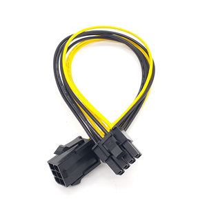 팩토리 6P 암-8P 수 GPU 전원 어댑터 케이블 순수 구리 PVC 재킷 점퍼 케이블 배선 하네스 (소비자 가전용) - Product Image 2