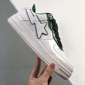 Zapatos de Diseñador de Lujo de Alta Calidad, Zapatillas Deportivas Bapeed para Hombre, Zapatos Casuales de Cuero Clásico para Caminar, Zapatos de Baloncesto Transpirables para Exteriores - Product Image 4