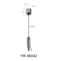 Kits de suspension de fil en acier inoxydable, casque de haute qualité, résistant à la chaleur, avec poignée de câble réglable