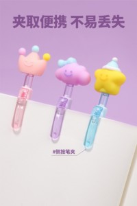 Thiết Kế Mới Sao Rơi Ngủ Gel Bút 0.5Mm Dễ Thương Bút Cho Các Trường Học Với Biểu Tượng Tùy Chỉnh - Product Image 2