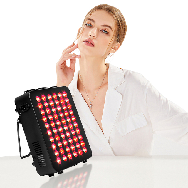 90W Desktop Whole Body Red Light Therapy Panel with 660nm Infrared 60 LEDs US Plug 1 Year Warranty