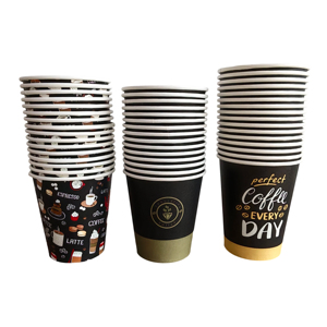 Gobelets à café en carton jetables et recyclables personnalisés de 3 oz, 4 oz, 6 oz, 7 oz, 8 oz avec couvercles – Vente en gros - Product Image 2
