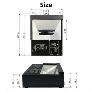 LONVILL Identifica el Estándar ICAO <span class=keywords><strong>DOC</strong></span> 9303, Lector de Tarjetas RFID con Imagen Óptica, Reconocimiento OCR, Escáner de Pasaportes Integrado - Product Image 2