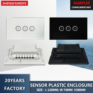 SHENGFAWIEYE 86AP-6 120*74*35mm <span class=keywords><strong>Scatola</strong></span> <span class=keywords><strong>di</strong></span> Giunzione a Muro per Interruttore Touch Smart Home, Materiale ABS, Nero Sabbiato, IP54 - Product Image 6