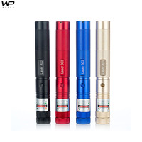 [Boîte cadeau exquise] Stylo pointeur laser Wupro 303, pointeur puissant à lumière verte, bleue et rouge