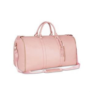 Wholesale Custom 2-in-1 Hanging <b>Suitcase</b> Cover PU Travel Bag with Shoulder Strap for Men Zipper Closure - Product Image 5