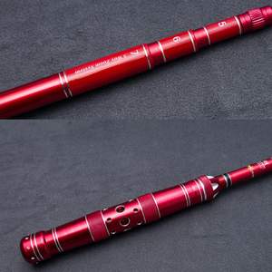 Taiwan Design OEM ODM Solid Ultra <b>Light</b> Weight Large Carbon Fiber Collapsible Telescopic Shrimp Surf Rod DK Model 1.8-2.1-2.4 - Product Image 4