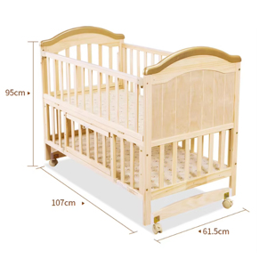 Cuna de Madera Multifuncional 3 en 1 al por Mayor, Juego de Ropa de Cama para Bebé, Cuna para Recién Nacido - Product Image 4