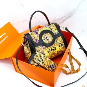 2024 newest bag women handbags ladies color printing bags for girls sets good quality designer female bag factory supplier 30 cm