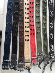 Đôi Hàng Tráng Men Khoen Giản Dị Hợp Kim Khóa Màu Sắc Khác Nhau Vải Vải Vành Đai - Product Image 4