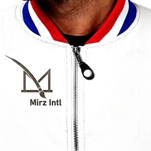 Giacca bomber <span class=keywords><strong>beige</strong></span> da <span class=keywords><strong>uomo</strong></span> con zip, antivento, collo alto, polsini a costine, tinta unita, sportiva, per la primavera - Product Image 3