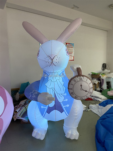 <span class=keywords><strong>Alice</strong></span> In Wonderland Décoration de parc à thème <span class=keywords><strong>Personnage</strong></span> de dessin animé gonflable avec lumière - Product Image 2