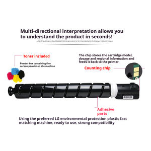 UNICO NPG67/GPR53/C-EXV4 cartuccia <span class=keywords><strong>Toner</strong></span> compatibile per Canon IR ADV C3020 3025 3120 3125 3222 3226 3320 <span class=keywords><strong>Toner</strong></span> <span class=keywords><strong>e</strong></span> <span class=keywords><strong>cartucce</strong></span> - Product Image 3